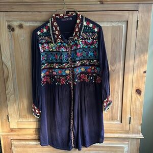 Johnny Was Embroidered Tunic